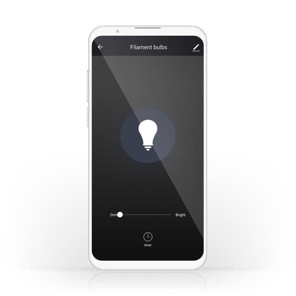SmartLife LED vintage lampa | Wi-Fi | E27 | 500 lm | 5 W | Varm Vit | 2700 K | Glas | Android™ / IOS | ST64 | 1 st.