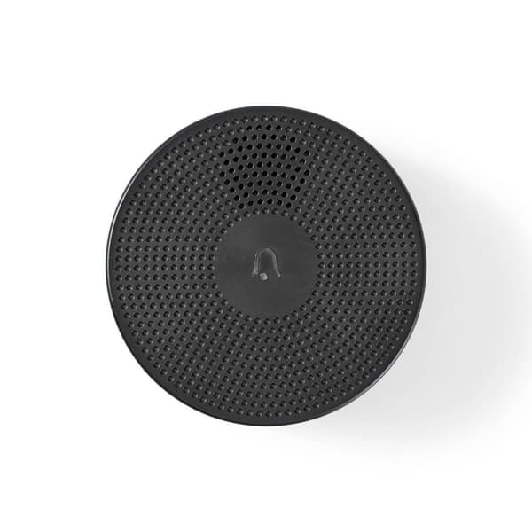 SmartLife-Klokke | Wi-Fi | Tilbehør til: WIFICDP10GY | USB-Strøm | 4 Lyder | 5 V DC | Justerbar volum | Sort