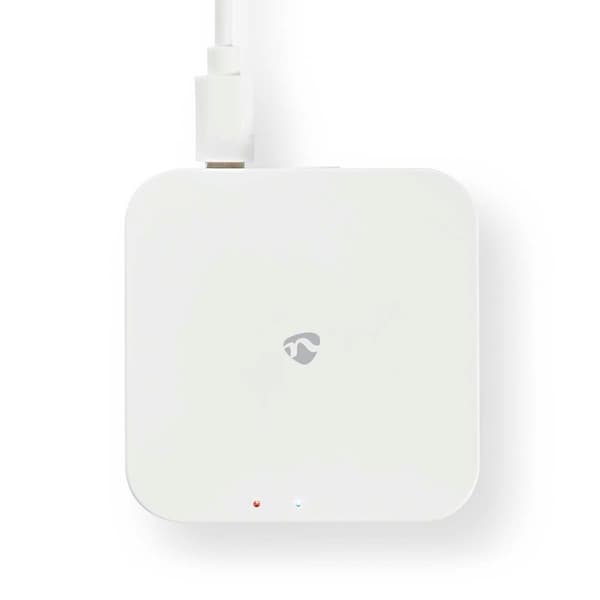 SmartLife Gateway | Zigbee 3.0 | 40 Enheter | USB ström | Android™ / IOS | Vit