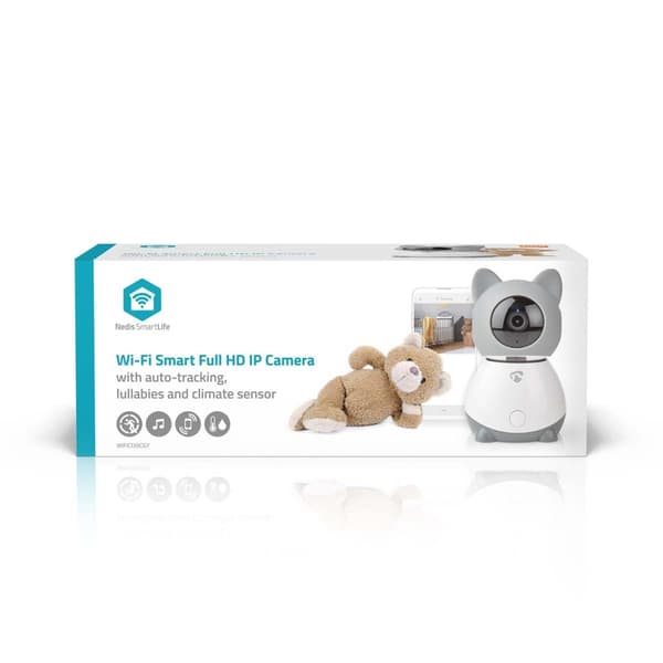 SmartLife Sisäkamera | Wi-Fi | Full HD 1080p | Kääntö/kallistus | MicroSD (ei sisälly) / Pilvipalvelutallennus (valinnainen) | Liiketunnistimella | Yö