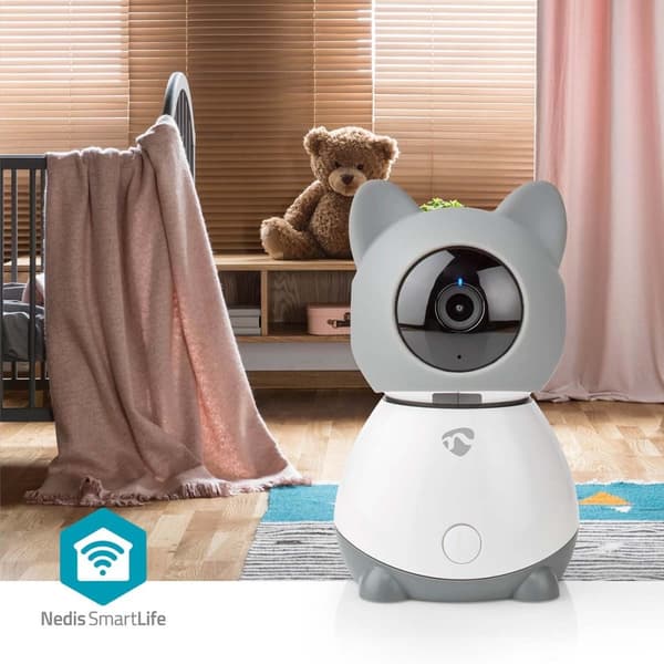 SmartLife Sisäkamera | Wi-Fi | Full HD 1080p | Kääntö/kallistus | MicroSD (ei sisälly) / Pilvipalvelutallennus (valinnainen) | Liiketunnistimella | Yö