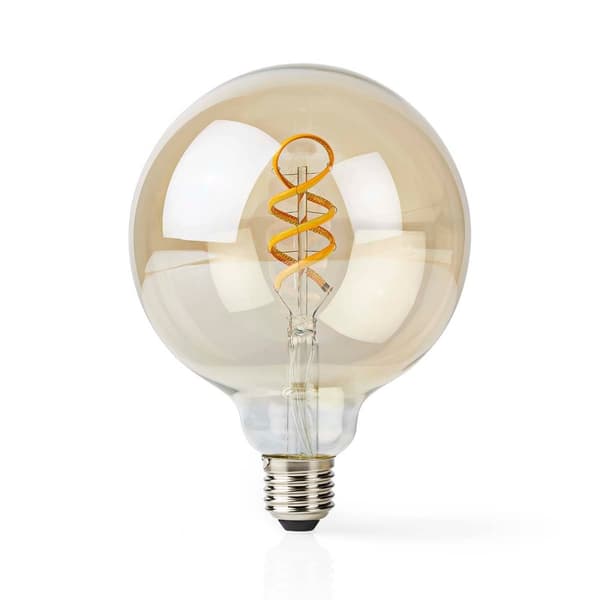SmartLife LED Glødepære | Wi-Fi | E27 | 360 lm | 4.9 W | Varm til kølig hvid | 1800 - 6500 K | Glas | Android™ / IOS | Globe | 1 stk.