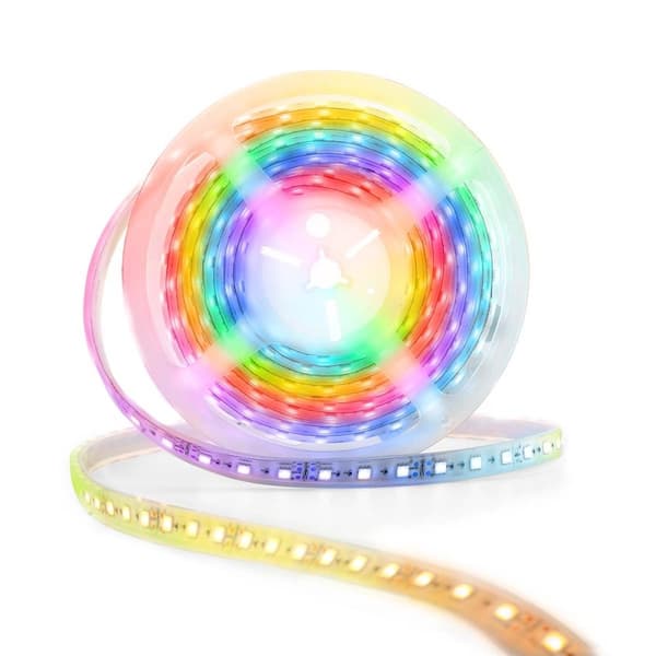 SmartLife LED-Bånd | Wi-Fi | Flerfarvet | SMD | 5.00 m | IP65 | 2700 K | 960 lm | Android™ / IOS