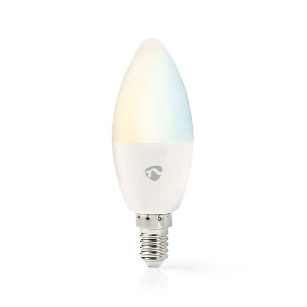 SmartLife LED-Pære | Wi-Fi | E14 | 470 lm | 4.9 W | Varm til kølig hvid | 2700 - 6500 K | Android™ / IOS | Stearinlys | 1 stk.