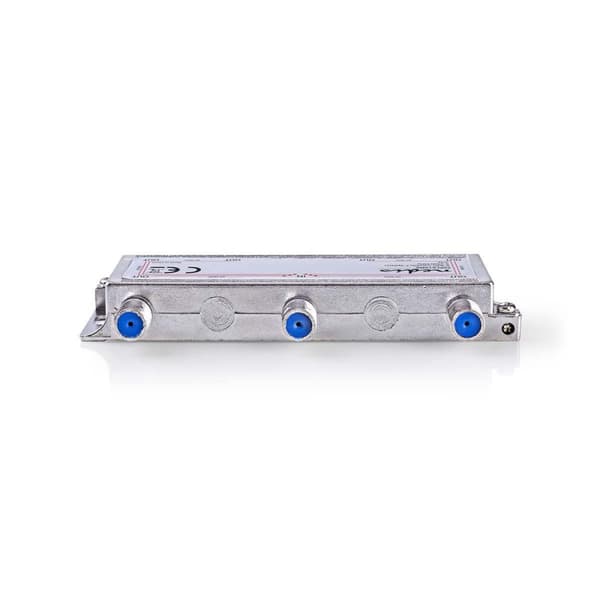 satellitt Splitter | 5 - 2400 MHz | 17.0 dB | Antall innganger: 1 | Antall utganger: 6 | Impedans: 75 Ohm | Sink | Sølv