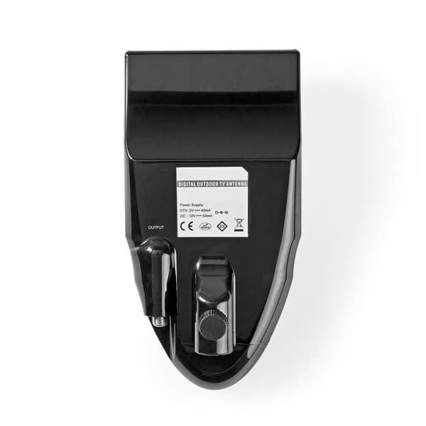 Aktiivinen HDTV Antenni | Aktiivinen | Liittimen tyyppi: F-liitin | FM / UHF / VHF | Vastaanottoalue: 0-50 km | LTE700 | Vahvistus: 40 dB | Musta / Va