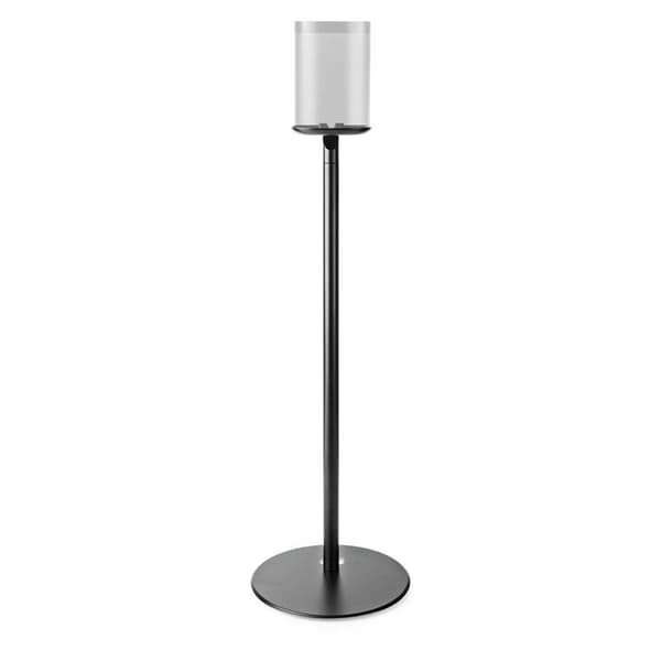 Kaiutinteline | Sopii käytettäväksi: Sonos® One SL™ / Sonos® One™ / Sonos® PLAY:1™ | Lattia | 3 kg | Kiinteä | ABS-Muovi / Teräs | Musta