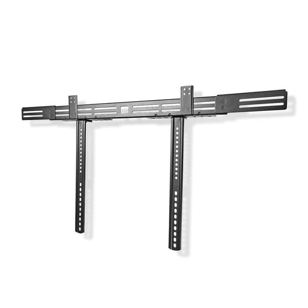 Soundbar Mount | Kompatibel med: Universell | Festet til TV-en | 10 kg | Dybde justering | Stål | Sort