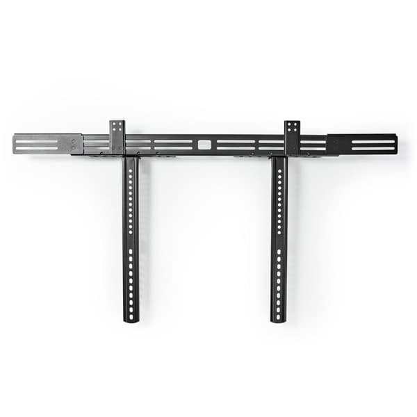 Soundbar Mount | Kompatibel med: Universell | Festet til TV-en | 10 kg | Dybde justering | Stål | Sort