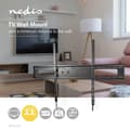 Miniatyrbillede 2 af 6: Fast TV Vægbeslag | 60-100 " | Maksimal vægt: 75 kg | Minimum vægafstand: 30.5 mm | Metal / Stål | Sort