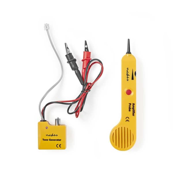 PC and Multimedia cable tester | Tongenerator | LED-indikator | Hörlursanslutning | Batteridriven