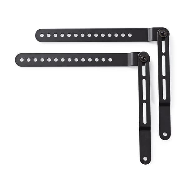 Soundbar Beslag | Kompatibel med: Universal | Fastmonteret på TV'et | 10 kg | Roterede | Stål | Sort
