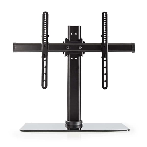 Full Motion TV Stand | 32-65 " | Maximum skjerm vekt: 45 kg | Tiltbar | Roterbar | Justerbare forhåndsfikserte høyder | Glass / Stål | Sort