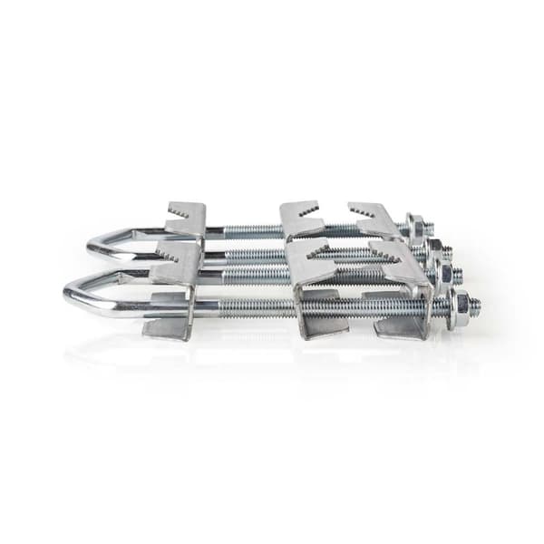 Satellitt Mast Clamp | Diameter rekkevidde: 40 - 60 mm | Stål | Sølv