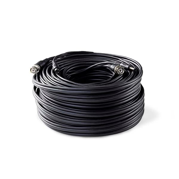 CCTV kaapeli | BNC / DC | 30.0 m | Pyöreä | PVC | Musta | Pakkaus