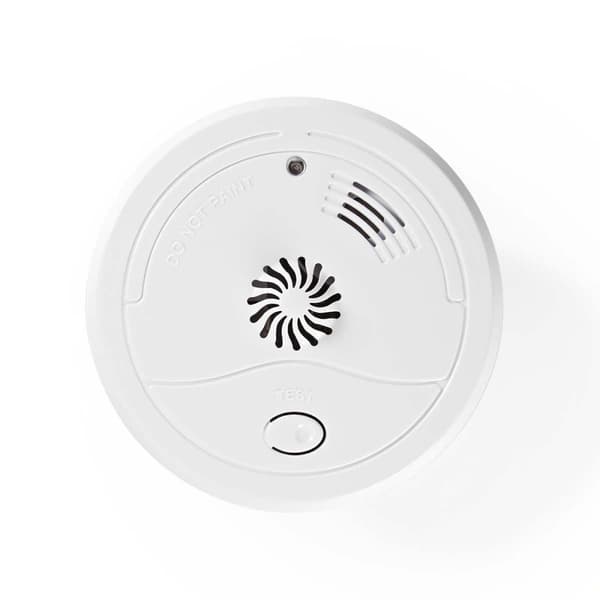 Heat Alarm | Batteri drevet | batteritid opp til: 1 år | Med test knapp | 85 dB | ABS | Hvit