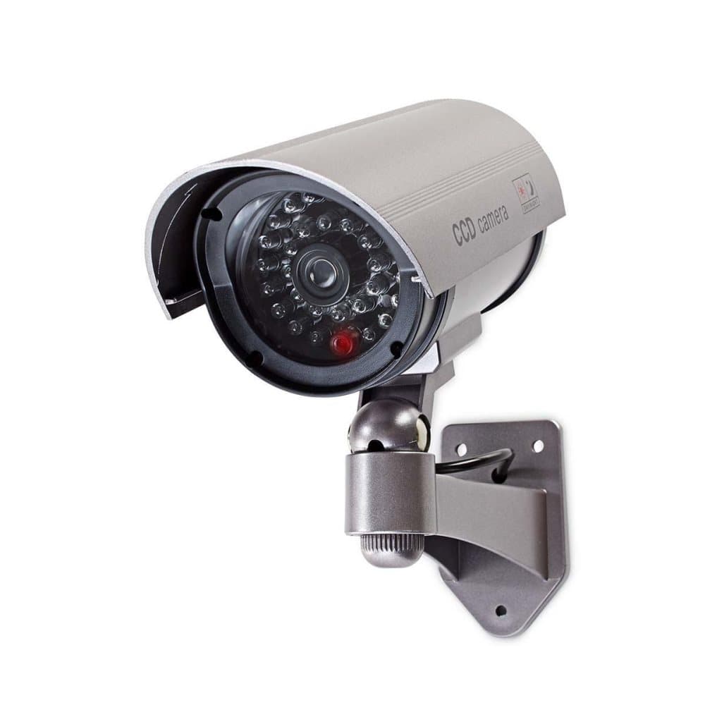Dummy Security Camera Kule IP44 Batteri drevet Utendørs