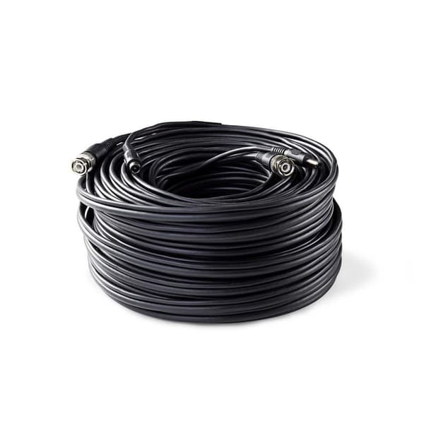 CCTV kaapeli | BNC / DC | 10.0 m | Pyöreä | PVC | Musta | Pakkaus