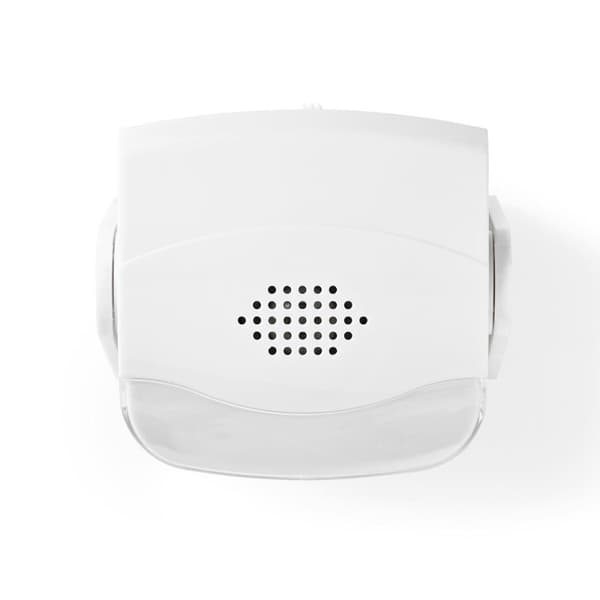 Bevegelsesdetektor Alarm | Batteri drevet | 3x AAA/LR03 | 80 dB | Detektorrekkevidde: 1.10 m | Detektorvinkel: 10 ° | Tak / Vegg | Hvit