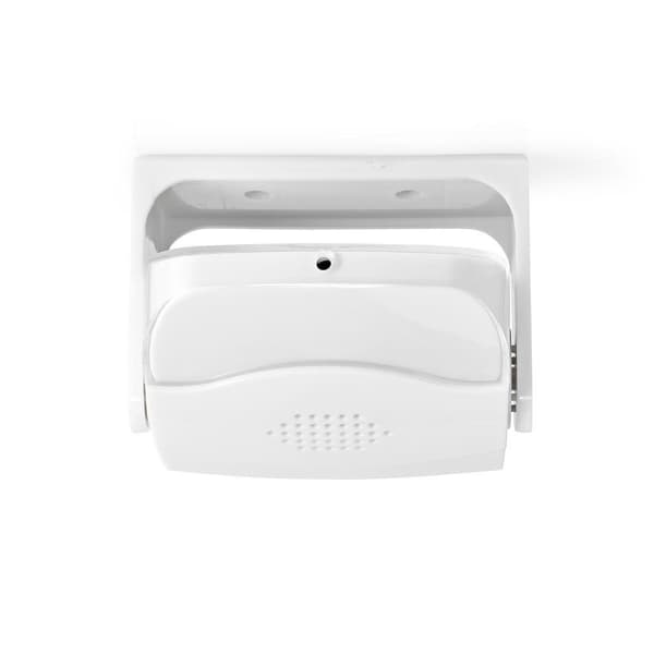 Bevegelsesdetektor Alarm | Batteri drevet | 3x AAA/LR03 | 80 dB | Detektorrekkevidde: 1.10 m | Detektorvinkel: 10 ° | Tak / Vegg | Hvit