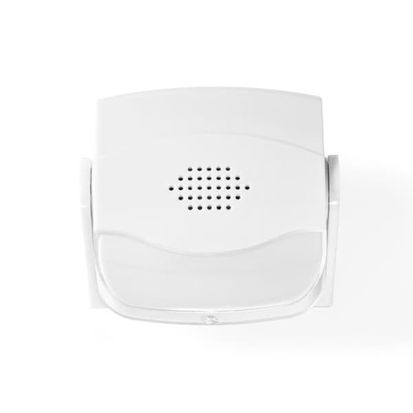 Bevegelsesdetektor Alarm | Batteri drevet | 3x AAA/LR03 | 80 dB | Detektorrekkevidde: 1.10 m | Detektorvinkel: 10 ° | Tak / Vegg | Hvit