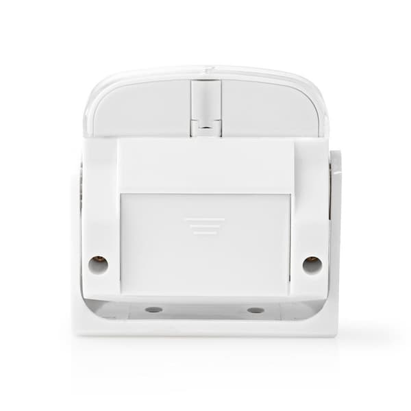 Bevegelsesdetektor Alarm | Batteri drevet | 3x AAA/LR03 | 80 dB | Detektorrekkevidde: 1.10 m | Detektorvinkel: 10 ° | Tak / Vegg | Hvit