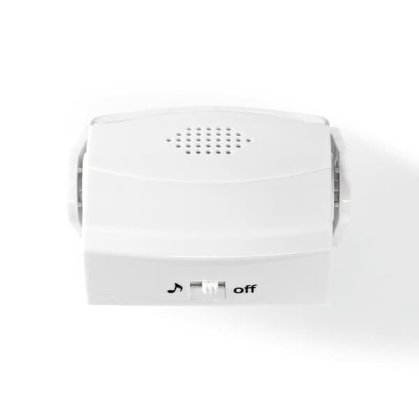 Bevegelsesdetektor Alarm | Batteri drevet | 3x AAA/LR03 | 80 dB | Detektorrekkevidde: 1.10 m | Detektorvinkel: 10 ° | Tak / Vegg | Hvit