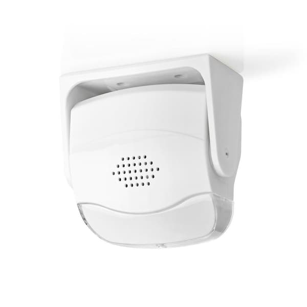 Bevegelsesdetektor Alarm | Batteri drevet | 3x AAA/LR03 | 80 dB | Detektorrekkevidde: 1.10 m | Detektorvinkel: 10 ° | Tak / Vegg | Hvit