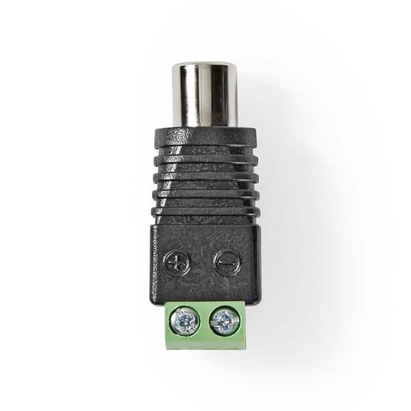 CCTV Security Connector | 2-veis terminalblokk | DIN Hun | Hunn | Grøn / Sort