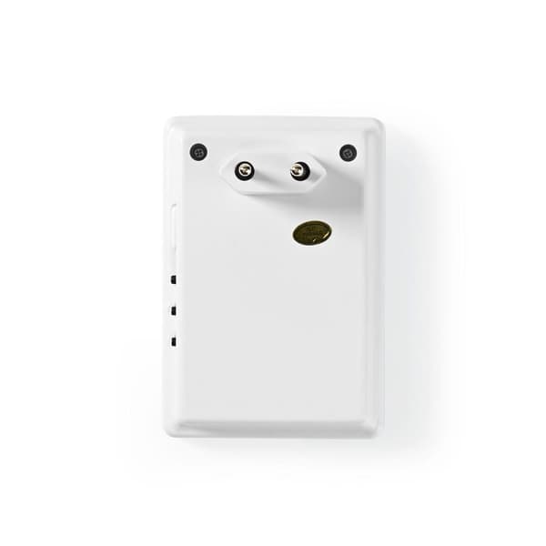 Trådløs ringeklokke Set | Nettstrøm drevet | 220 - 240 V AC 50 Hz | 1x CR2032 | Volum: 80 dB | Signalområde (siktelinje): 300 m | IP44 | Justerbar vol