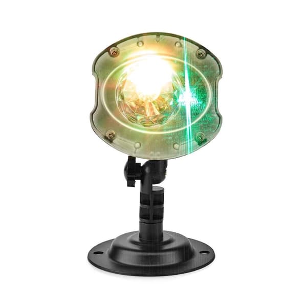 Dekorativt Ljus | LED- och laserprojektor | Färgglada lysdioder och grön laser | Inomhus eller Utomhus | Fjärrkontroll