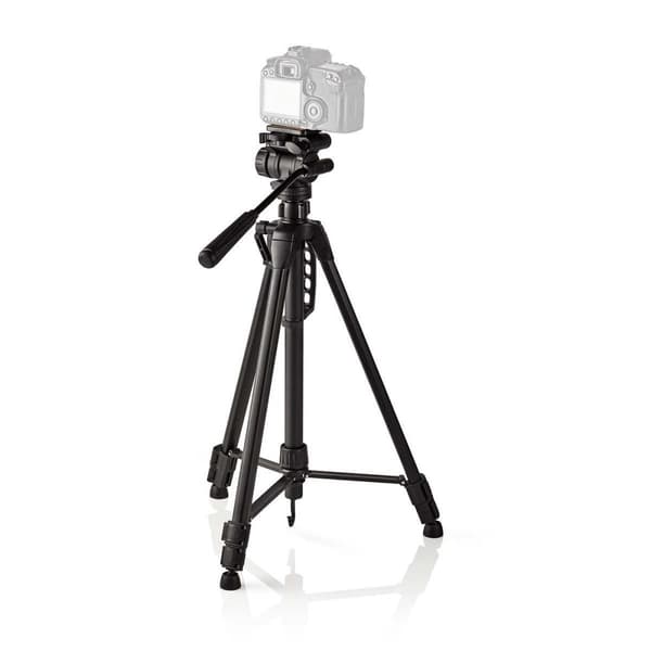 Stativ | Maksimal belastningskapacitet: 3.0 kg | Minimum arbejdshøjde: 60.0 cm | Maksimal arbejdshøjde: 165.0 cm | 3 Segmenter | Pan & Tilt | Rejsetas