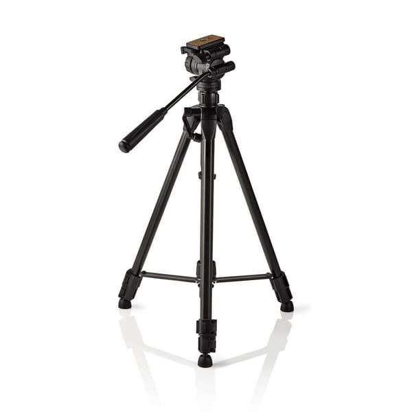 Stativ | Maksimal belastningskapacitet: 3.0 kg | Minimum arbejdshøjde: 60.0 cm | Maksimal arbejdshøjde: 165.0 cm | 3 Segmenter | Pan & Tilt | Rejsetas