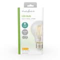 Miniatyrbillede 3 af 3: LED glødepære E27 | A60 | 4 W | 470 lm | 2700 K | Varm Hvid | Retro stil | 1 stk.