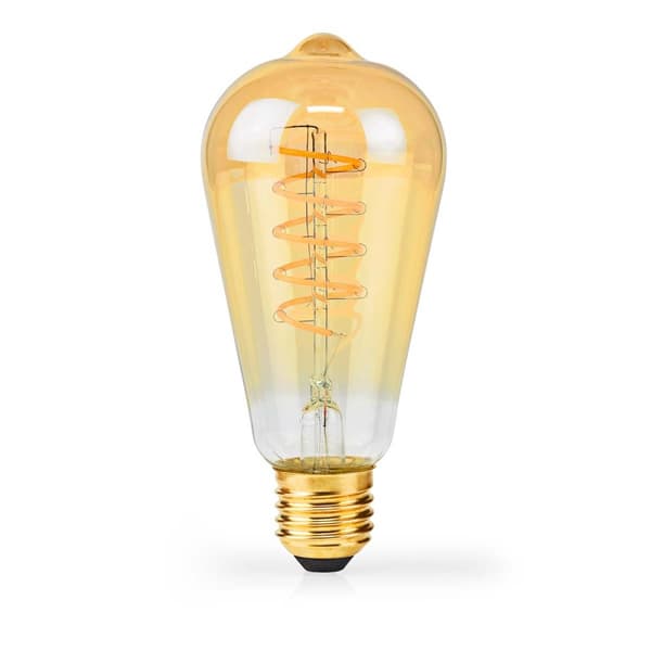 LED glødepære E27 | ST64 | 3.8 W | 250 lm | 2100 K | Dimbar | Ekstra varm hvid | Retro stil | 1 stk.