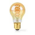 Miniatyrbillede 2 af 3: LED glødepære E27 | A60 | 3.8 W | 250 lm | 2100 K | Dimbar | Ekstra varm hvid | Retro stil | 1 stk.