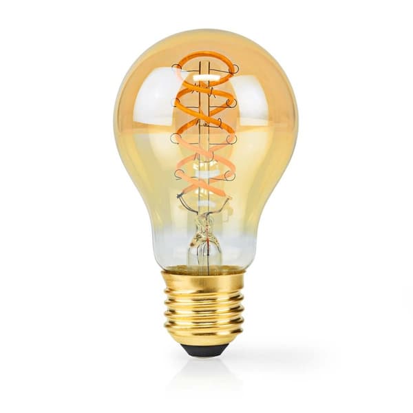 LED glødepære E27 | A60 | 3.8 W | 250 lm | 2100 K | Dimbar | Ekstra varm hvid | Retro stil | 1 stk.