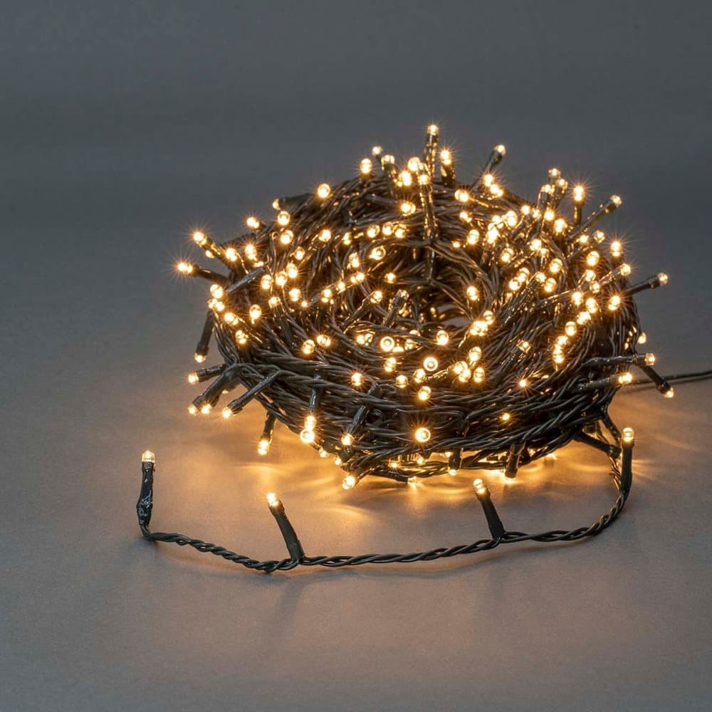 Julbelysning Sträng 720 LED's Varm Vit 54.00 m Ljuseffekter