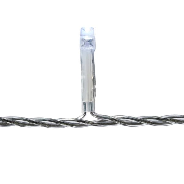 Dekorativa Istapps ljus | 180 LED's | Kall Vit | 5.90 m | Ljuseffekter: 7 | Strömadapter