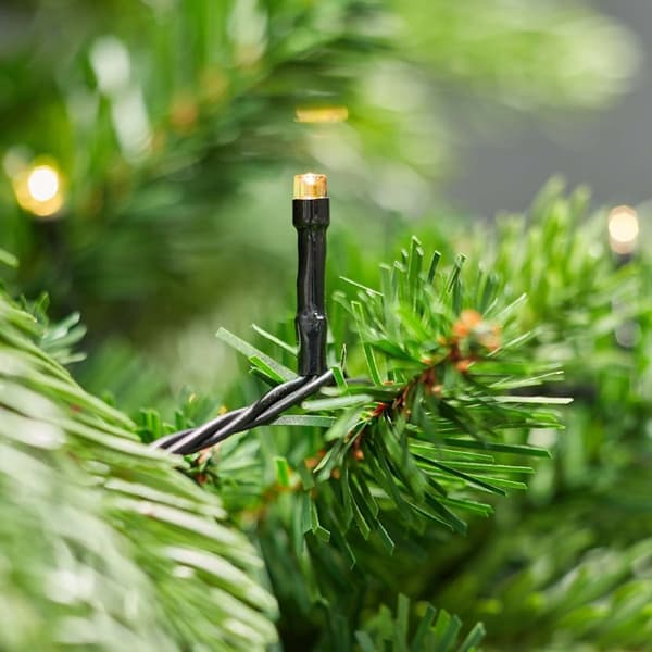 Julbelysning | Sträng | 96 LED's | Varm Vit | 7.20 m | Ljuseffekter: 7 | Inomhus eller Utomhus | Batteridriven