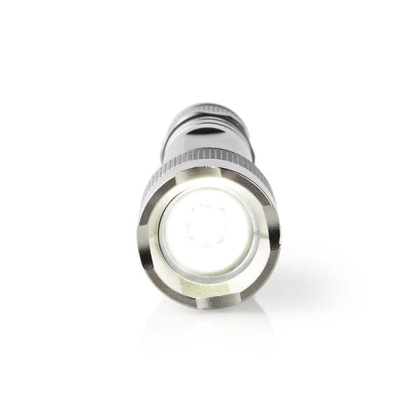 LED lommelykt | Batteri drevet | 3 V DC | 3 W | 2x AA/LR6 | Nominell lysfluks: 150 lm | Lysrekkevidde: 120 m | Strålevinkel: 46.1 °