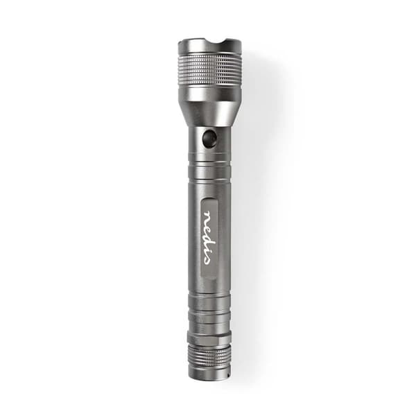 LED ficklampa | Batteridriven | 4.5 V DC | 10 W | 3x C/LR14 | Angivet ljusflöde: 500 lm | Belysningsräckvidd: 250 m | Strålvinkel: 9.5 °