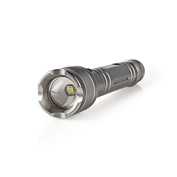 LED ficklampa | Batteridriven | 4.5 V DC | 10 W | 3x C/LR14 | Angivet ljusflöde: 500 lm | Belysningsräckvidd: 250 m | Strålvinkel: 9.5 °