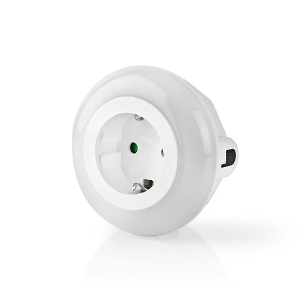 Plug-In LED Night Light | Dag/natt sensor | 3680 W | 10 lm | Blå / Grøn / Hvit