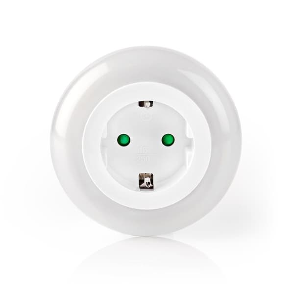 Plug-In LED Night Light | Dag/natt sensor | 3680 W | 10 lm | Blå / Grøn / Hvit