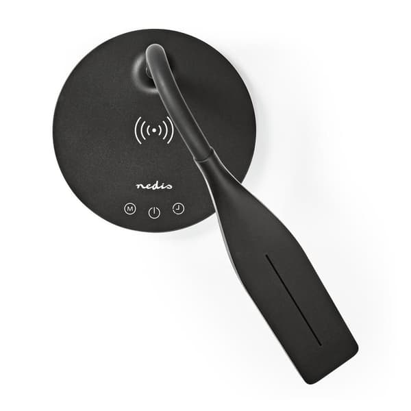 LED-lampe med trådløs oplader | Dimmer - Til produkt | LED / Qi | 10 W | Med dæmpning | Cool Hvid / Naturlig Hvid / Varm Hvid | 2700 - 6500 K