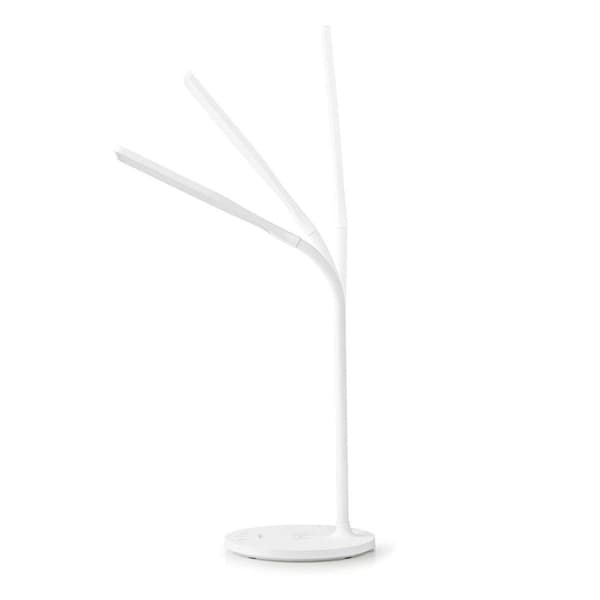LED-lampe med trådløs oplader | Dimmer - Til produkt | LED / Qi | 10 W | Med dæmpning | Cool Hvid / Naturlig Hvid / Varm Hvid | 2700 - 6500 K