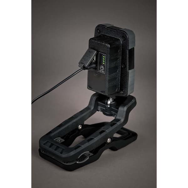 Klembar LED-arbeidslampe 1050 MA (batteri LED-arbeidslampe 10W, 950lm, IP65, 12 timers brenntid, konstruert i Tyskland)