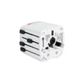 Miniatyrbillede 4 af 8: MUV USB (2xA) Kompakt 2-polet verdensrejseadapter med 2 integrerede USB-porte