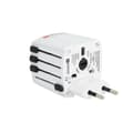 Miniatyrbillede 5 af 8: MUV USB (2xA) Kompakt 2-polet verdensrejseadapter med 2 integrerede USB-porte